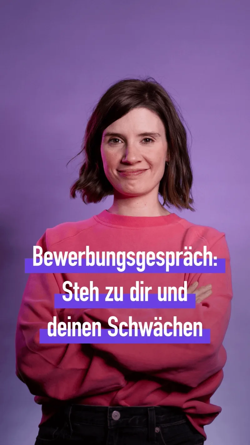 Bewerbung Schwächen Linda